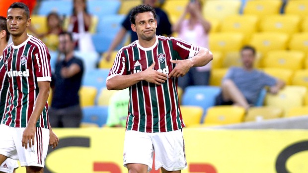 Fred comemora gol Fluminense x Sport (Foto: Matheus Andrade / Photocamera)