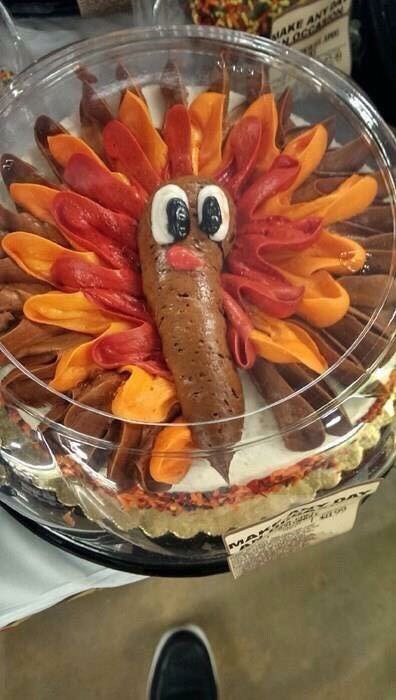Mr. Turkey, the Thanksgiving... "Cake"