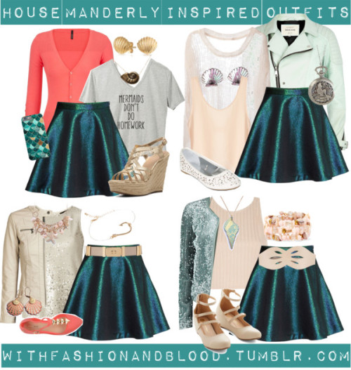 House manderly inspired outfits with requested skirt by...
