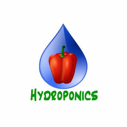 Hydroponics, Bell Pepper, drop, green text Photo Cut Out