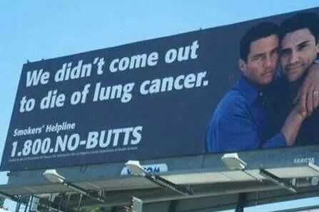 butt,lung cancer,men,smoking,funny