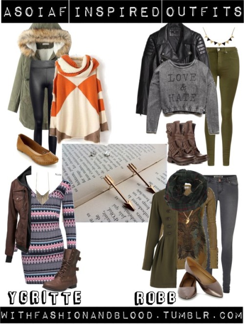 Asoiaf inspired outfits with requested earrings by...