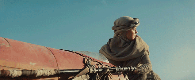 The Star Wars: The Force Awakens Teaser Trailer in 8 GIFs