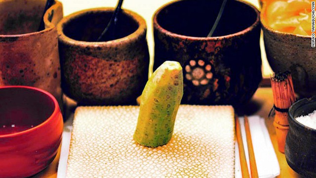 Wasabi may be mixed with soy sauce as a dip for sashimi (raw fish without sushi rice) but never, in polite circles, for sushi.