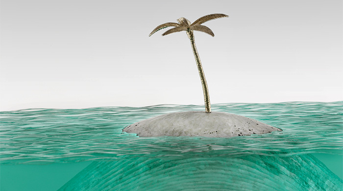 Стеклянное море: новая серия скульптур Бена Янга