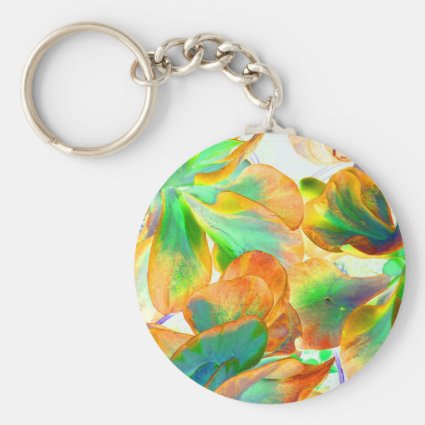 yellow and green succulent colorized key chains