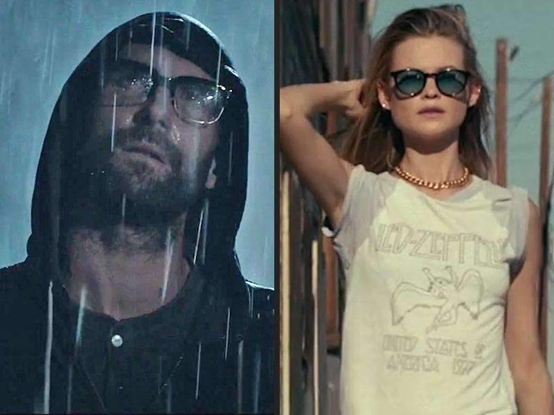 Adam Levine and Behati Prinsloo Make Out Naked, Covered in Blood in 'Animals' Video