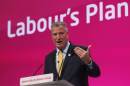 New York's Mayor Bill de Blasio speaks at Britain's opposition Labour Party's conference in Manchester