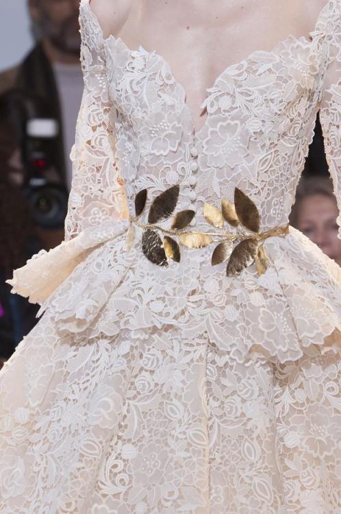 skaodi: Details from Zuhair Murad Haute Couture Spring 2014.