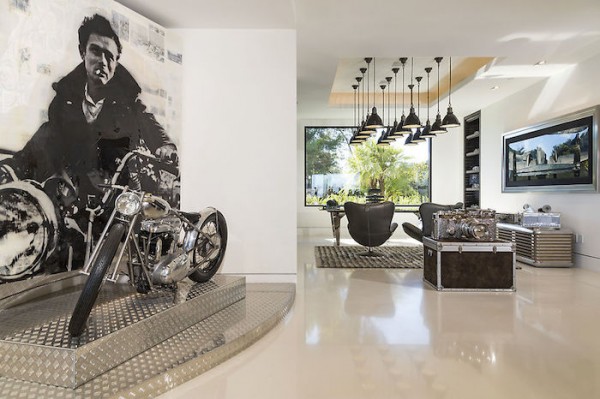 A custom replica of James Dean's motorcyle is an easy way to put your machismo on a pedestal if you can afford it.