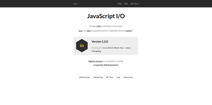 JavaScript I/O