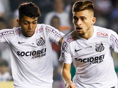 Gabriel e Lucas Lima, Santos (Foto: Getty Images)