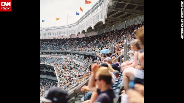 On a scorching day last summer, <a href='http://ift.tt/1wC704T' target='_blank'>Callum MacBeth-Seath </a>enjoyed his first baseball game. "The crowd was amazing, and I was with my friends, so it was difficult not to have a great time," said MacBeth-Seath, who visited Yankee Stadium in the Bronx.