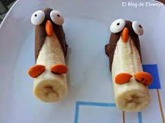 Pingüinos de plátano y chocolate http://ift.tt/1v5mVX1