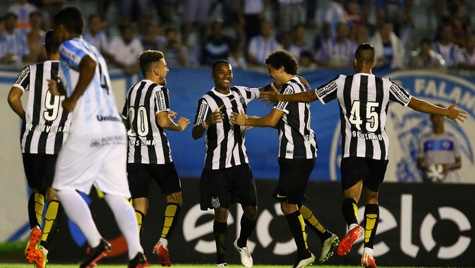 Robinho gol Santos (Foto: Célio Messias / Ag. Estado)