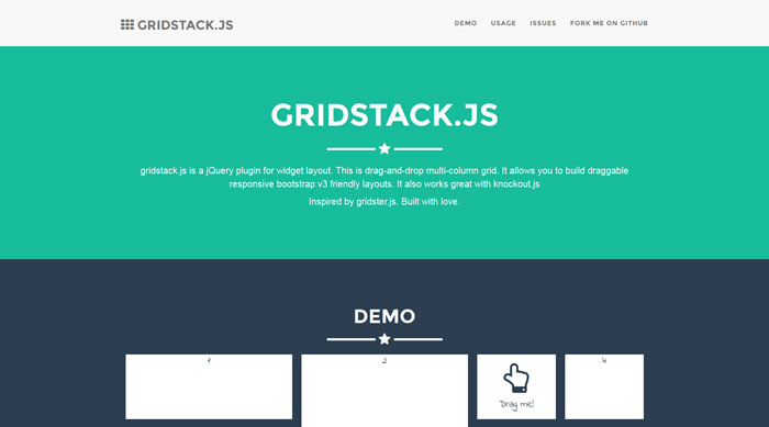 Gridstack.js - jQuery plugin for widget layout