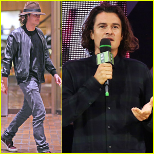 Orlando Bloom Speaks at We Day After Selena Gomez Takes the Stage