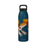 Lively Cartoon Pinto Horse Water Bottle