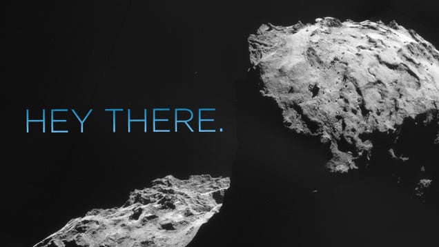 Mankind Has Landed on a Comet