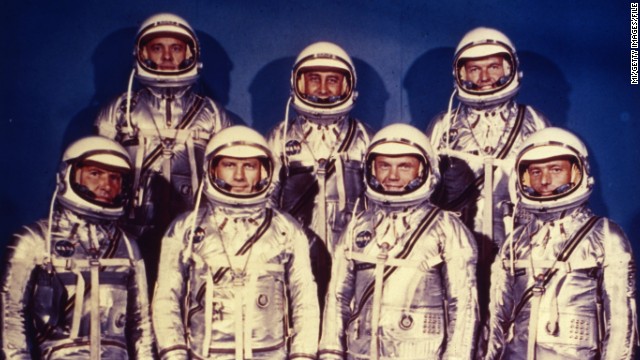 Despite its name, these seven NASA astronauts didn't land on Mercury. Instead, they were part of a mission to orbit the Earth, running from 1959 to 1963.