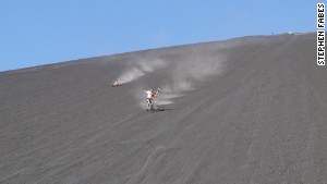 Several local companies offer volcano boarding excursions, which cost about $30. 