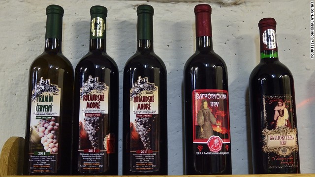 The ruby red "Bathory Blood" label was discontinued in 2010. After some customer pressure, the surprisingly pleasant wine was reintroduced in 2014 along with a special vintage to mark the 400th anniversary of the Countess' death.