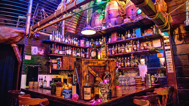 "The decor is not so much an homage to the tiki scene as an obsession with it," says Drinks Internati But where the bar really delivers is in the drinks. 