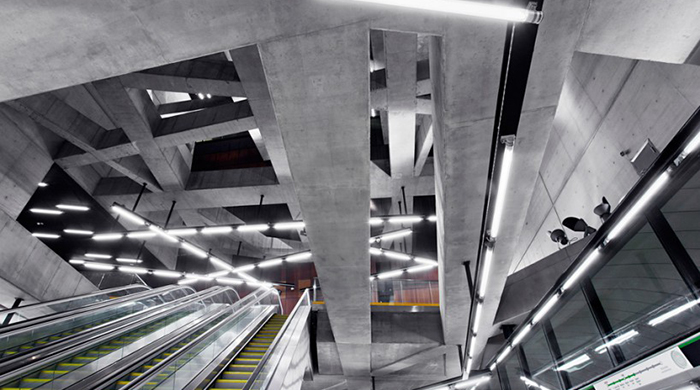 Дизайнерская подземка Будапешта по проекту Spora Architects