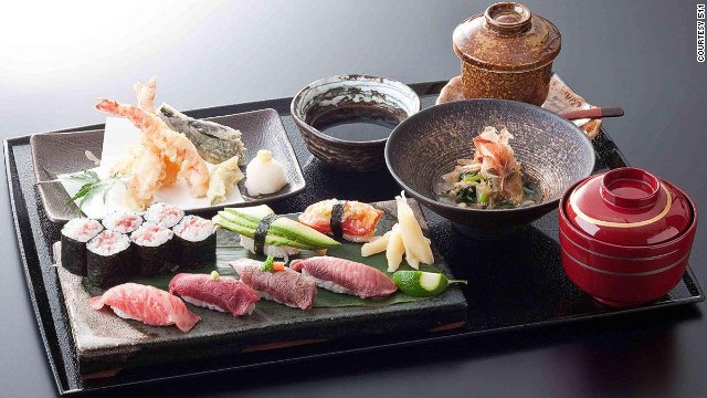 Beef tartar, or "nigiri Wagyu sushi," is a relatively rare preparation in Japan.