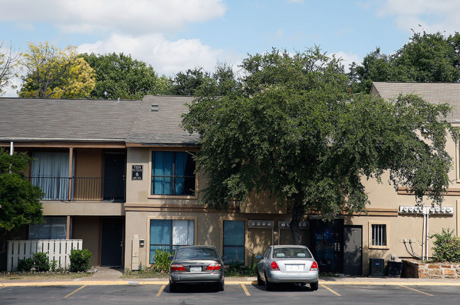 The Ivy Apartments, where the confirmed Ebola virus patient was staying, is seen on October 1, 2014 in Dallas, Texas. The first confirmed Ebola virus patient in the United States was staying with family members at The Ivy Apartment complex before being treated at Texas Health Presbyterian Hospital Dallas. State and local officials are working with federal officials to monitor other individuals that had contact with the confirmed patient. 