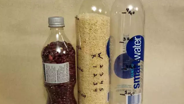 Store Survival Foods in Water Bottles
