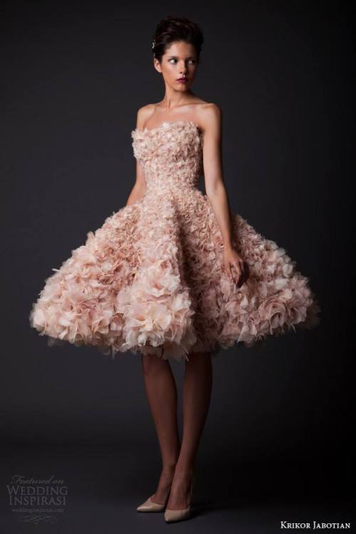 Krikor Jabotian Wedding Dress Fall Winter 2015 Amal Collection