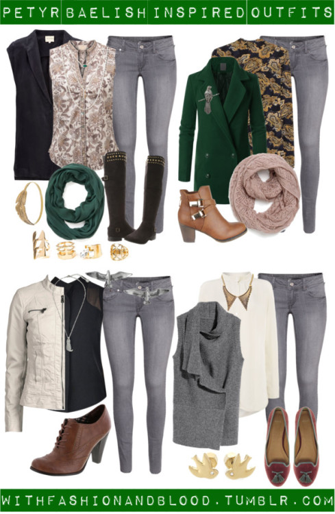 Petyr Baelish inspired outfits with requested grey jeans by...