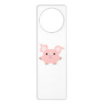 Cute Shorty Cartoon Pig Door Hanger