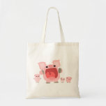 Cute Shouting Cartoon Pigs Bag