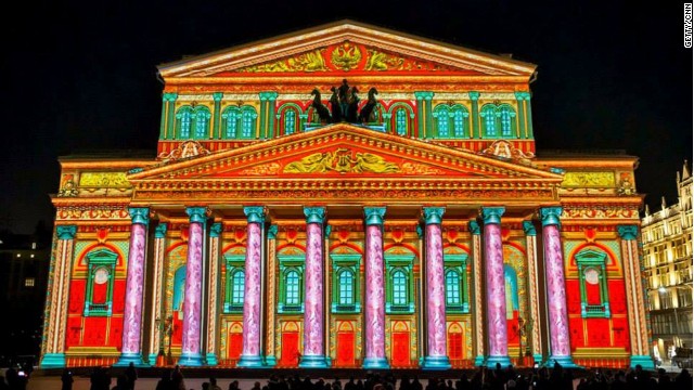 International Circle of Light Festival at the Bolshoi Theater.