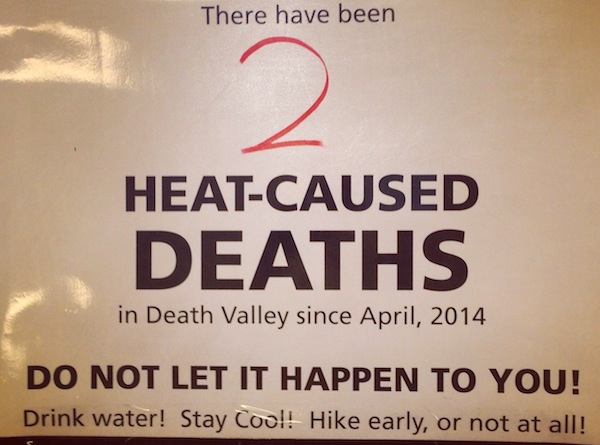 Death valley deaths