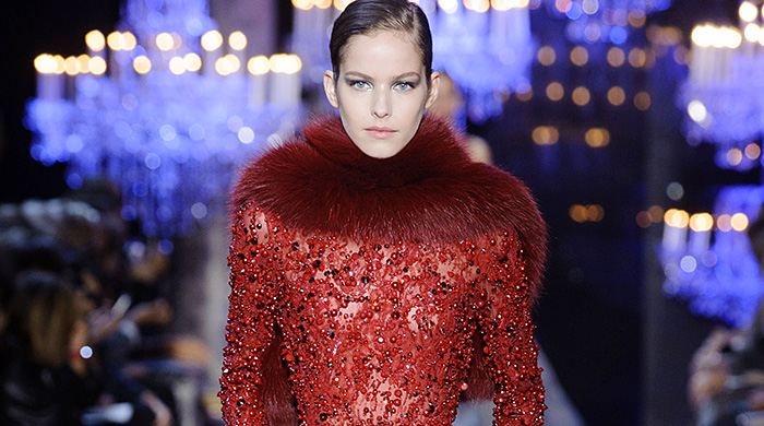 Неделя высокой моды в Париже: Elie Saab, осень-зима 2014