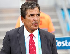 Jorge Luis Pinto técnico jogo Costa Rica x Grécia