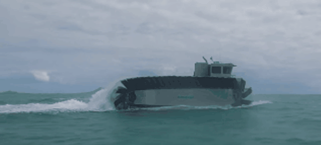 This Tank Thinks It's a Beach-Storming Hovercraft