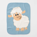 Cute Cartoon Sheep Burp Cloth