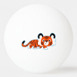 Cute Cartoon Tiger on The Prowl Ping Pong Ball