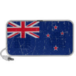 Scuffed and Scratched New Zealand Flag Travel Speaker