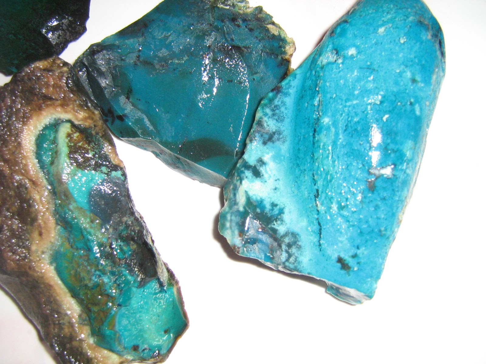 Jade (Batu Bacan) roughs from the Indonesian Islands of Bacan ...