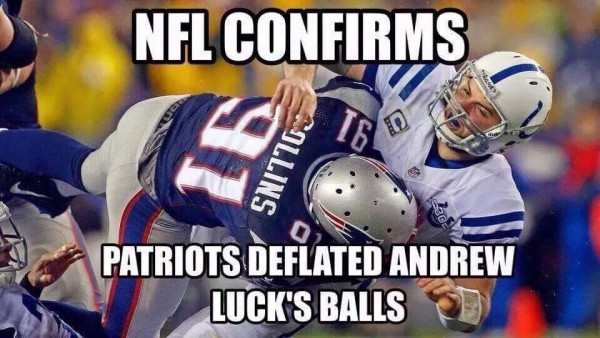 Andrew Luck balls e1421843789625 32 Best Memes of the New England Patriots Allegedly Cheating With Deflated Balls