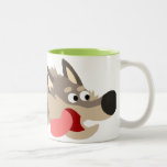 Cute Fleet Cartoon Wolf Mug