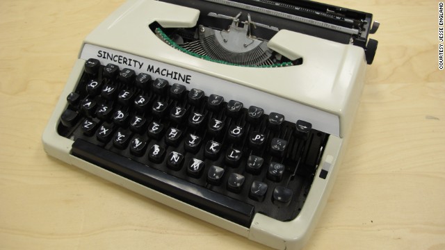 By altering a typewriter to type letters in one of the Internet's most despised fonts, designer Jesse England wants to provoke thoughts about how we "consume and generate media."