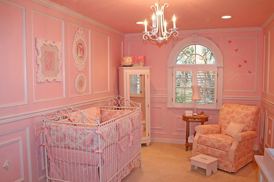 Small pink nursery design [Design: Jack and Jill Interiors]