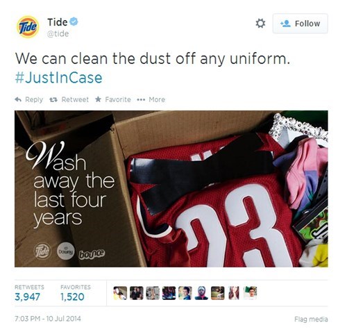 Tide Hits a Little too Close to home With Today's LeBron James News