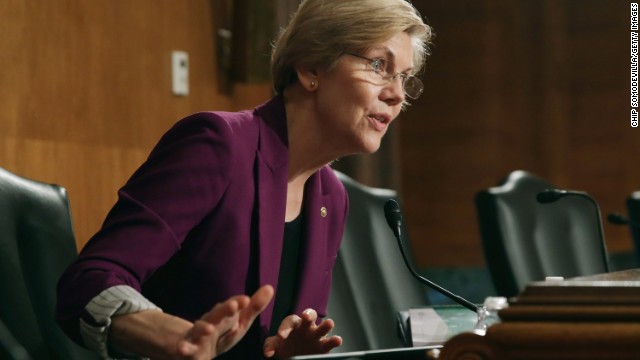 Sen. Elizabeth Warren is a Democrat who represents Massachusetts.